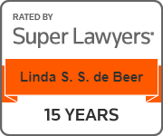 Rated by Super Lawyers, Linda S.S. de Beer / visit superlawyers.com